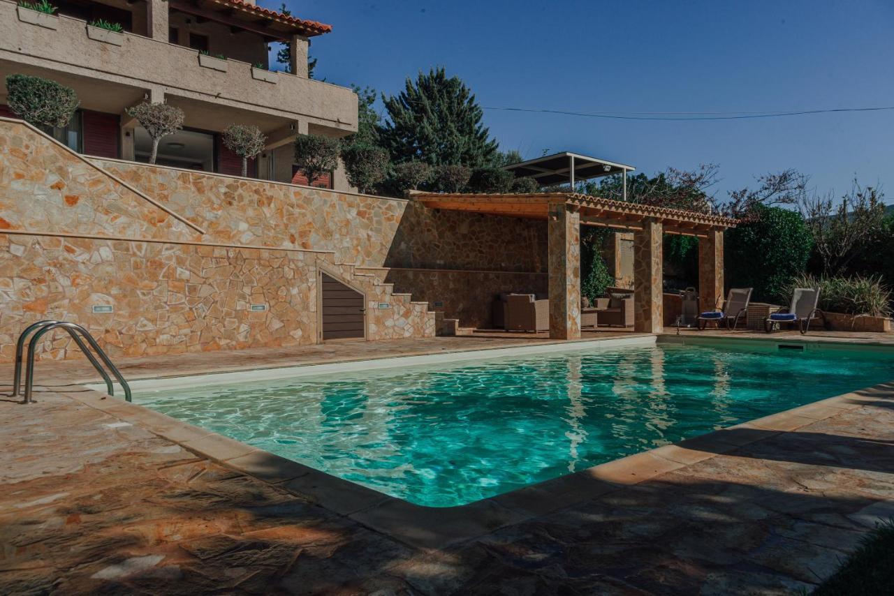 Pool And Sea View Apartments Agia Marina  Esterno foto