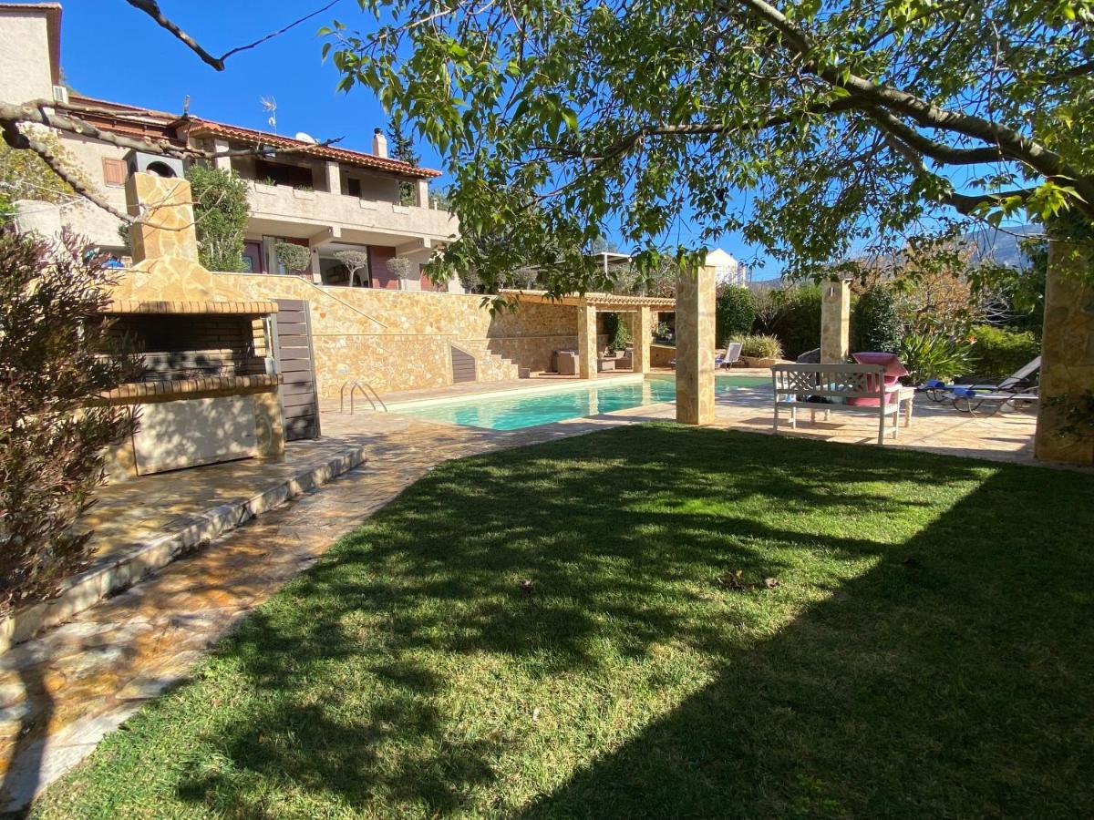 Pool And Sea View Apartments Agia Marina  Esterno foto
